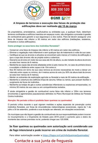 LIMPEZA DE TERRENOS E PARQUES DE DEP&Oacute;SITO DE RES&Iacute;DUOS FLORESTAIS