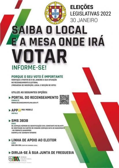 ELEI&Ccedil;&Otilde;ES LEGISLATIVAS 2022 - SAIBA ONDE VOTAR